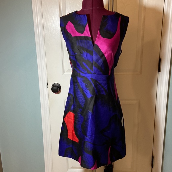 Like new Diane von Furstenberg Yvette Silk Cotton Blend Floral Poppy Dre… - Picture 11 of 16